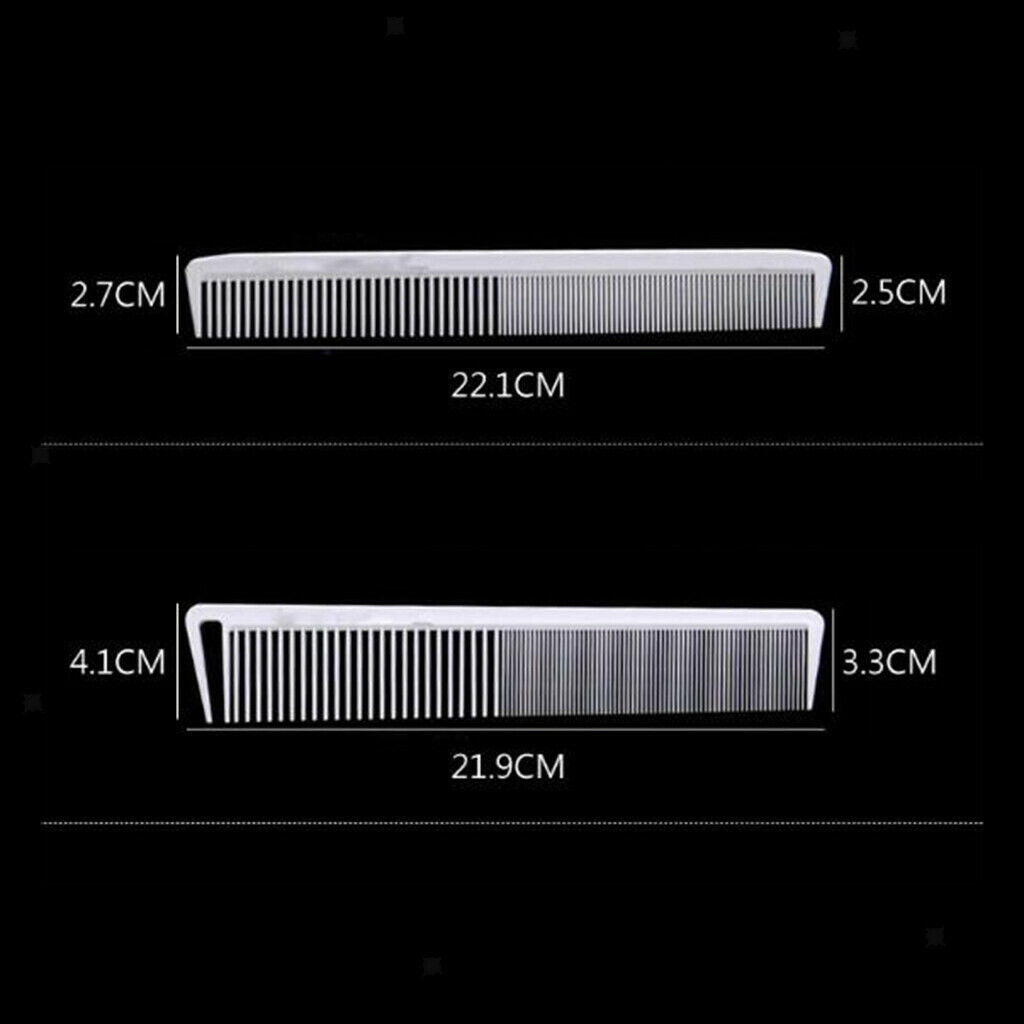 10pcs/Set Professional Hair Brush Comb Salon Barber Anti-static Hair Combs