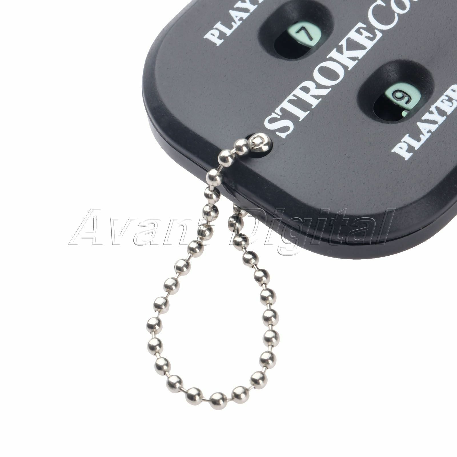 Golf Scoring Keeper Count Shot Putt Stroke Counter Black Golfing Club Accessory