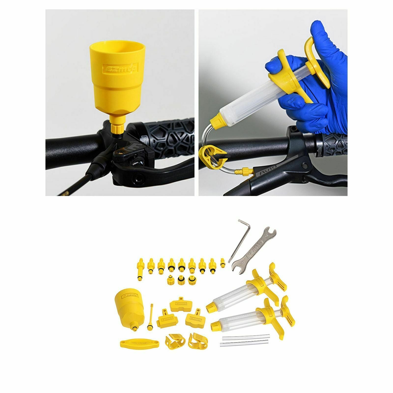 Bike Brake Oil Bleed Sets Fork Oil Injecting Bleed Syringe Tools