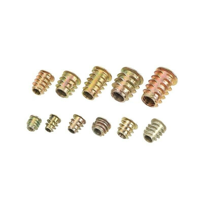 230Pcs M4/m6/m8/m10 Zinc Alloy Hexagon Drive Head Insert Nut Furniture Kit