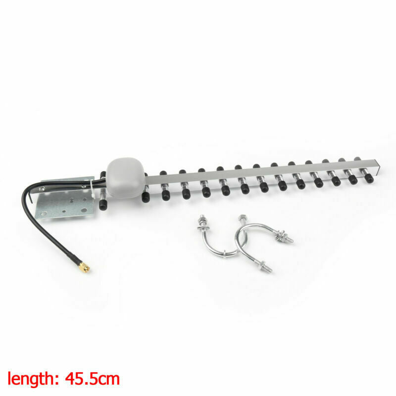 24GHz 20DBI Yagi Wireless RP-SMA WiFi Antenna For Modem PCI Card Router BS5