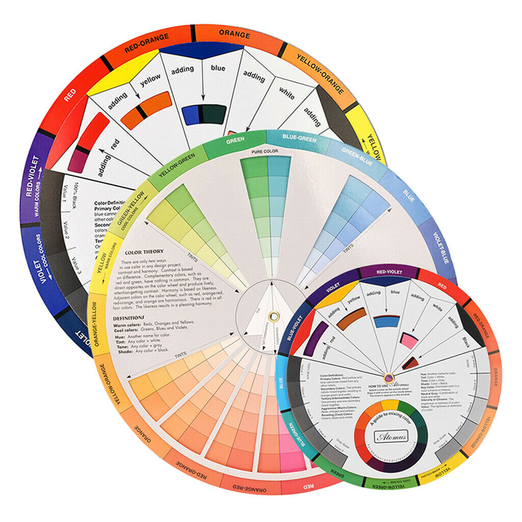 Makeup Color Mixing Guide for Microblading Nail Art Painting Crafts B