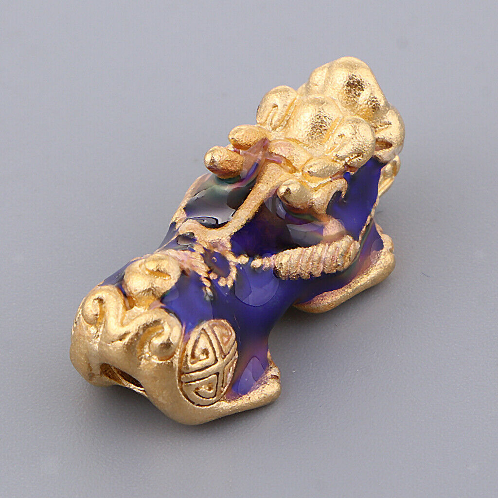 1x Colored Copper Pi Xiu Beads Charms For DIY Jewelry Bracelet,