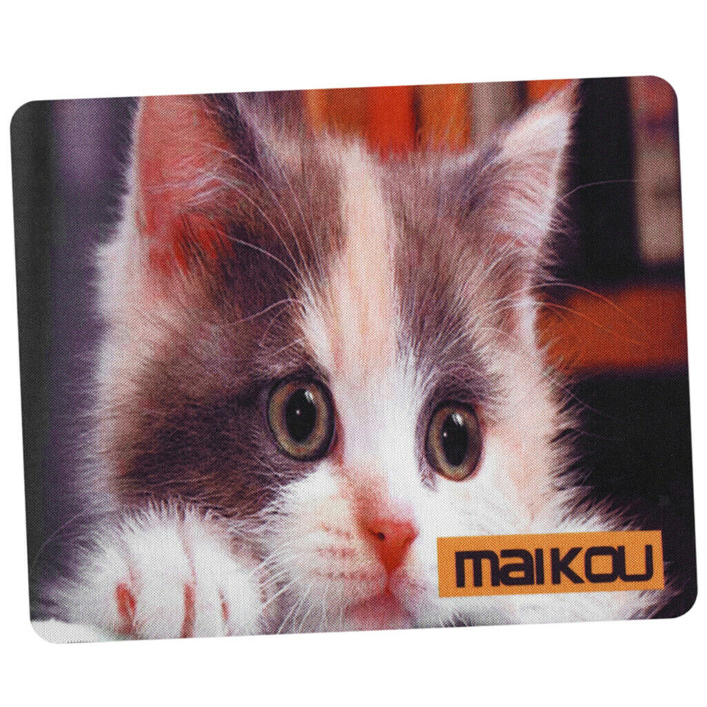 Maikou Gaming Mouse Pad Computer Desk Mat 180*200mm white + gray