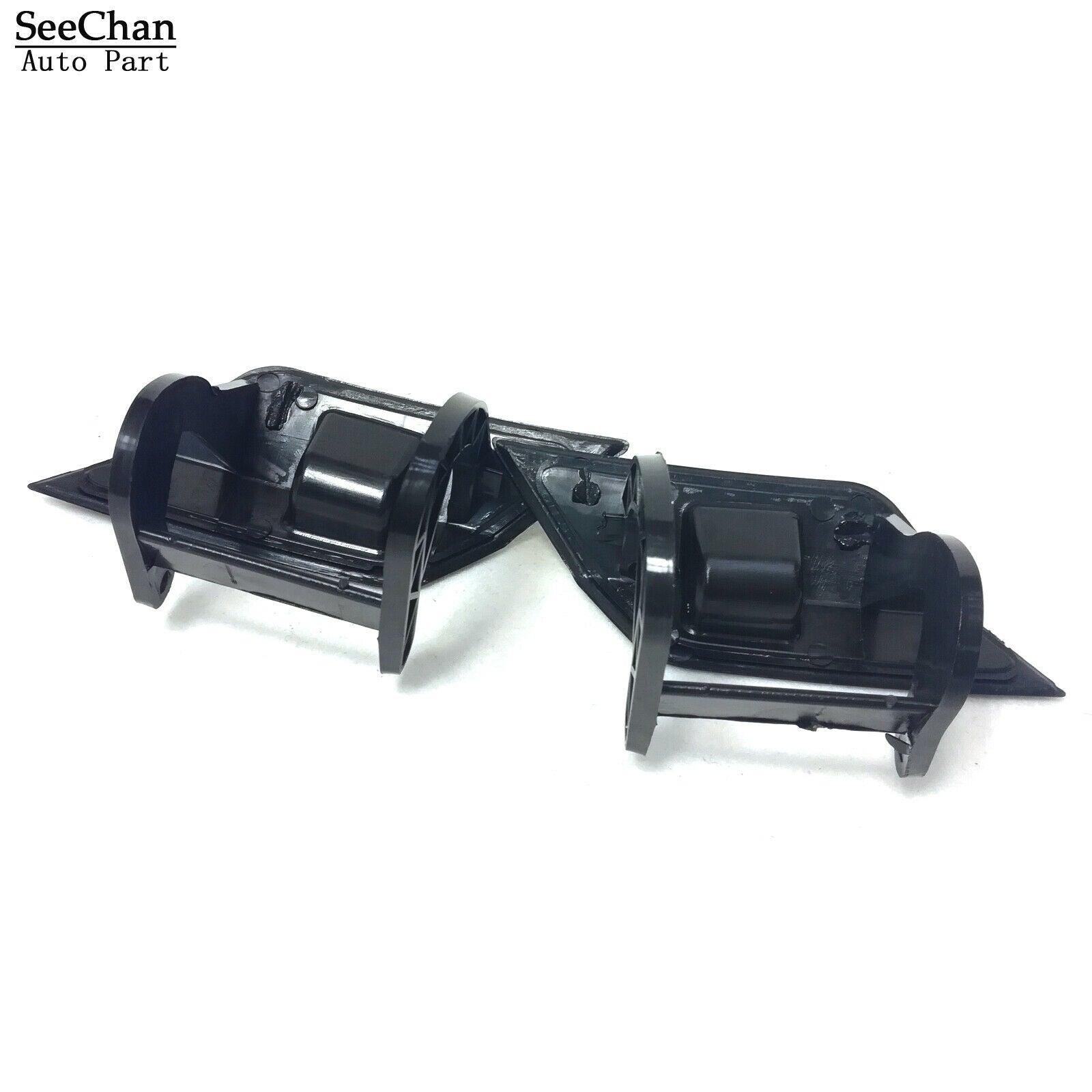 Fit for 07-11 Mercedes W204 C200 C280 2Pc Front RH+ LH Bumper Washer Nozzle Flap