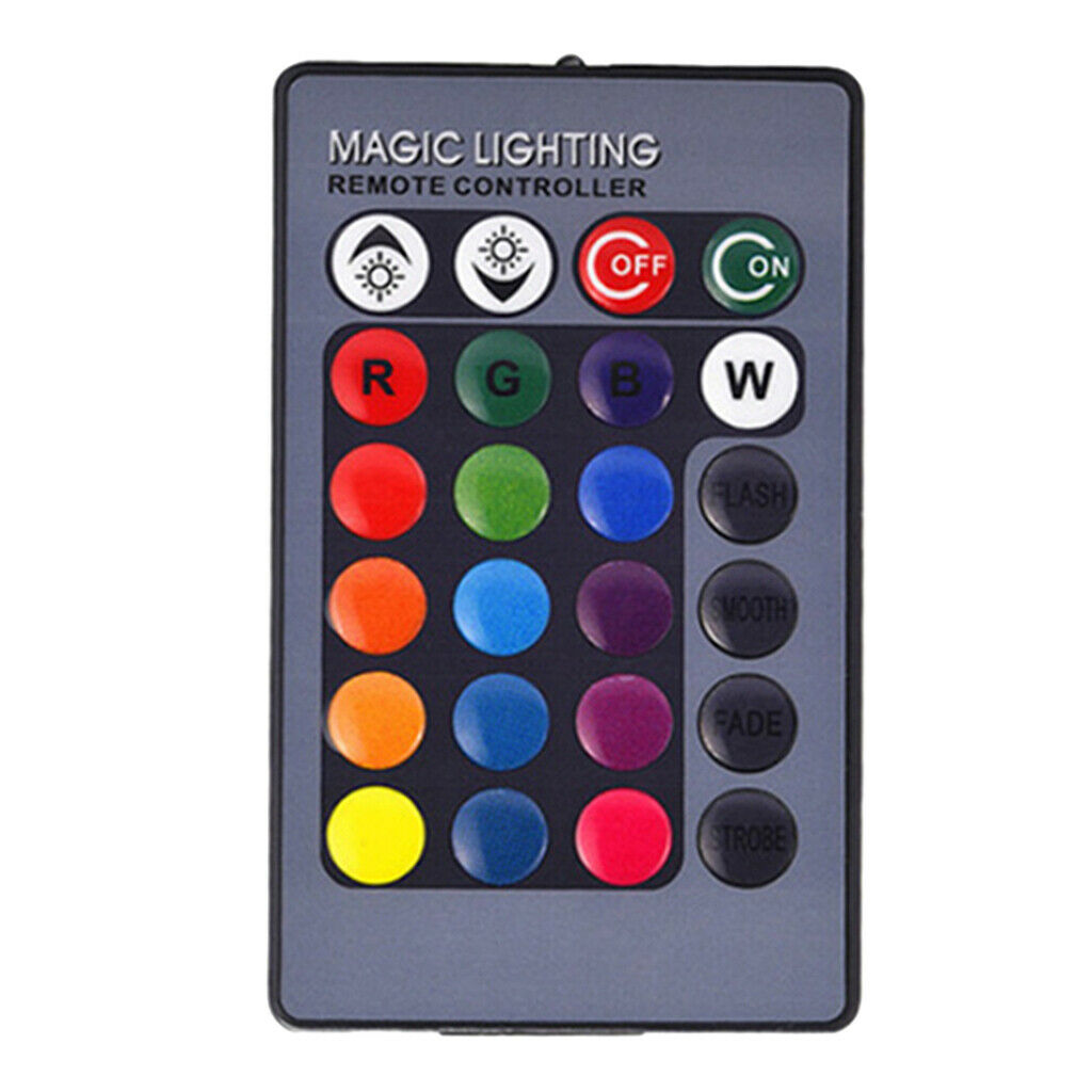 Remote Controller for Colored Changing LED Light Bulb 5 level brightness