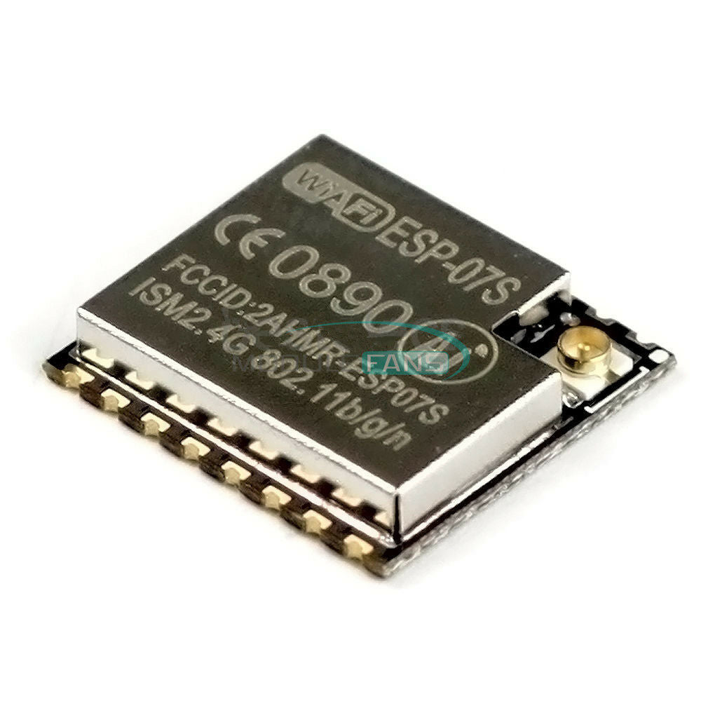 ESP-07S ESP8266 Serial To Wifi Wireless Module TCP/IP GPIO/PWM 3.0-3.6V 80mA
