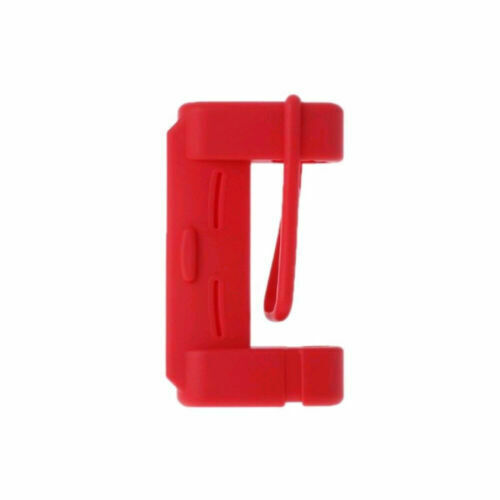 Car Seat Belt Buckle Clip Silicone Anti-Scratch Cover Safety Accessories Red