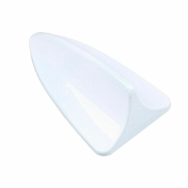 1Pc Universal White Car Auto Roof Shark Fin Style Antenna Decorative Top Aerial