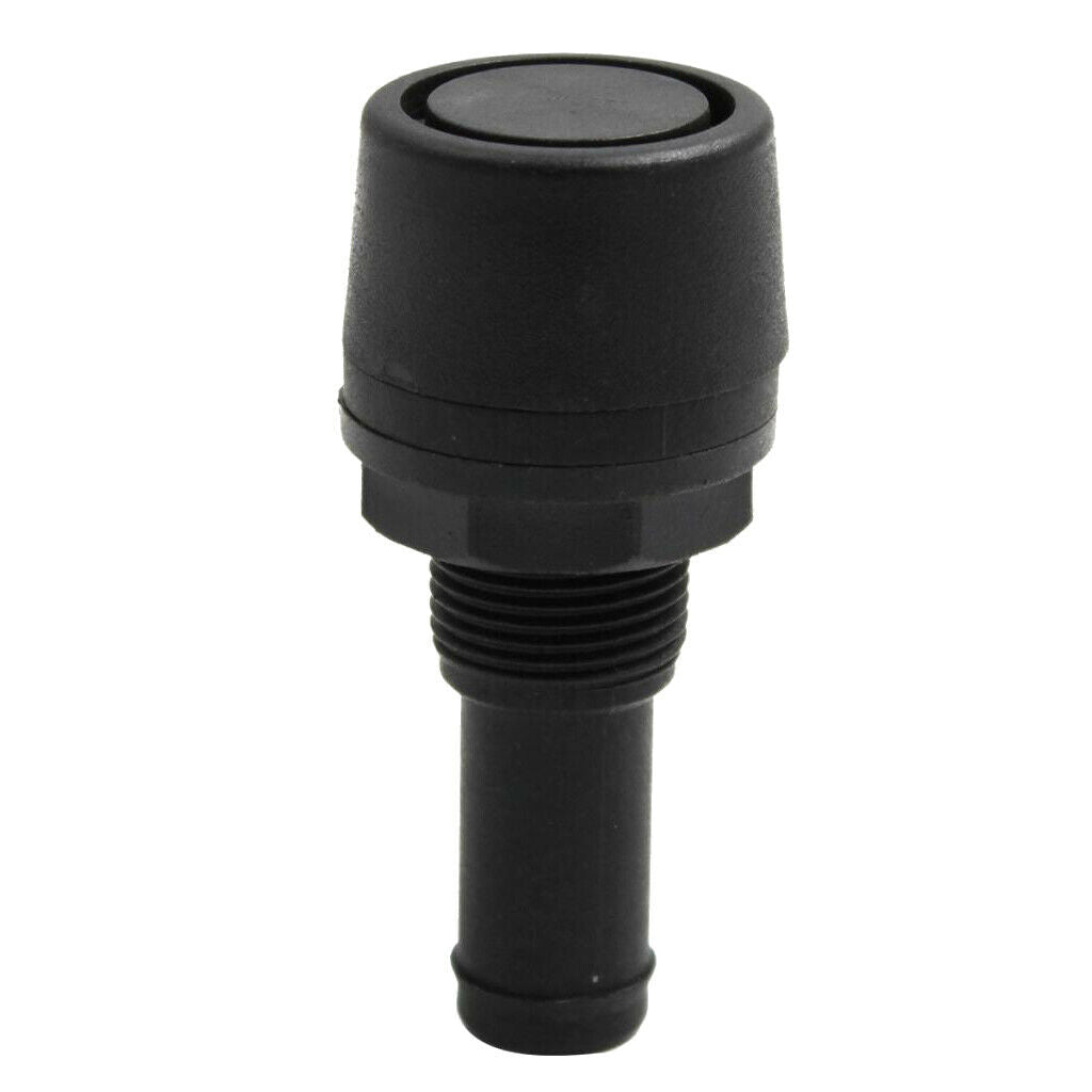 Black Plastic Marine Fuel Vent Black Poly For Boat/Car/Gas