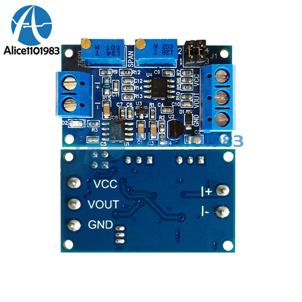 Current To Voltage 0/4-20mA To 0-3.3V 5V 10V Transmitter Signal Converter Module