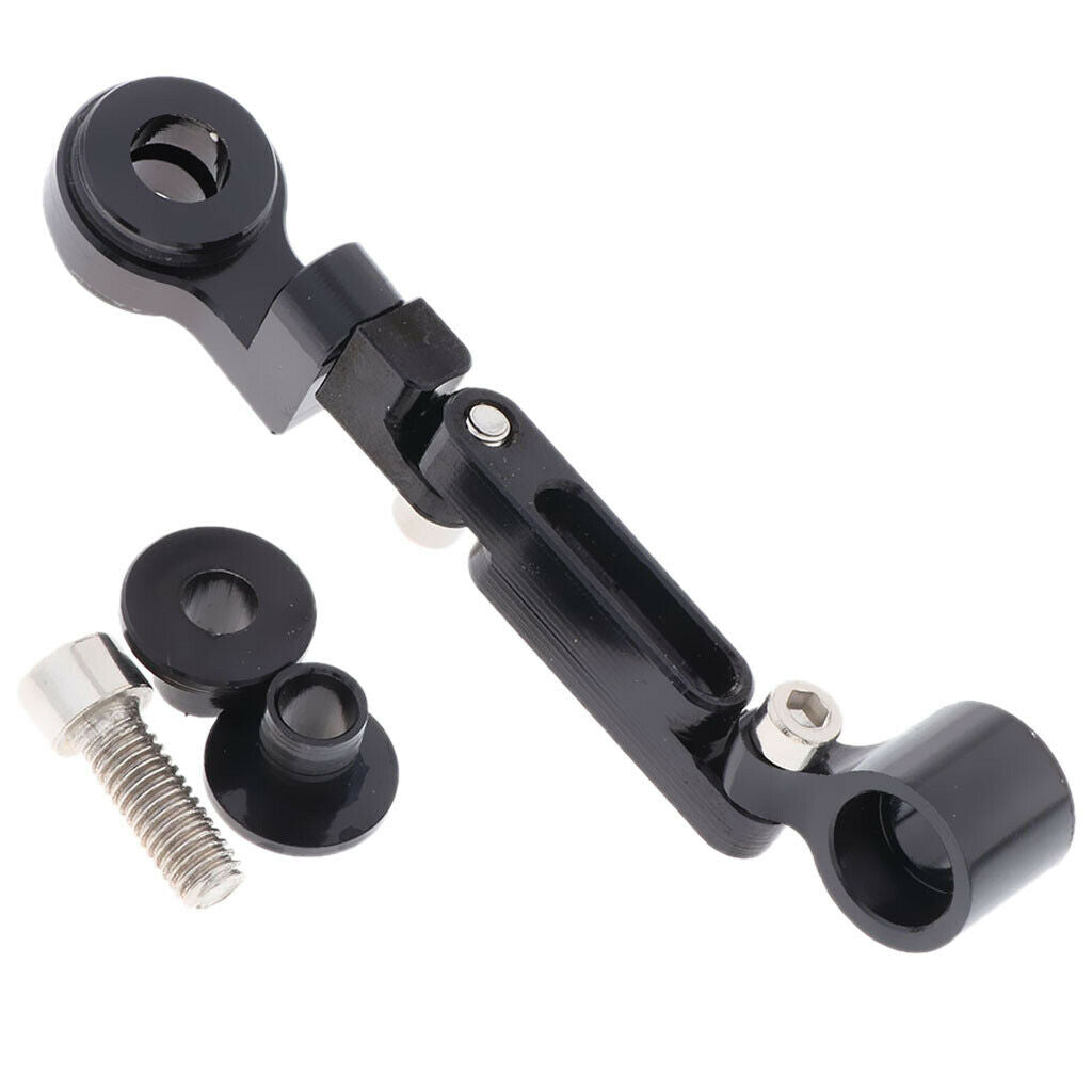 Universal Motorcycle Brake Master Fluid Reservoir Oil Cup Bracket Black