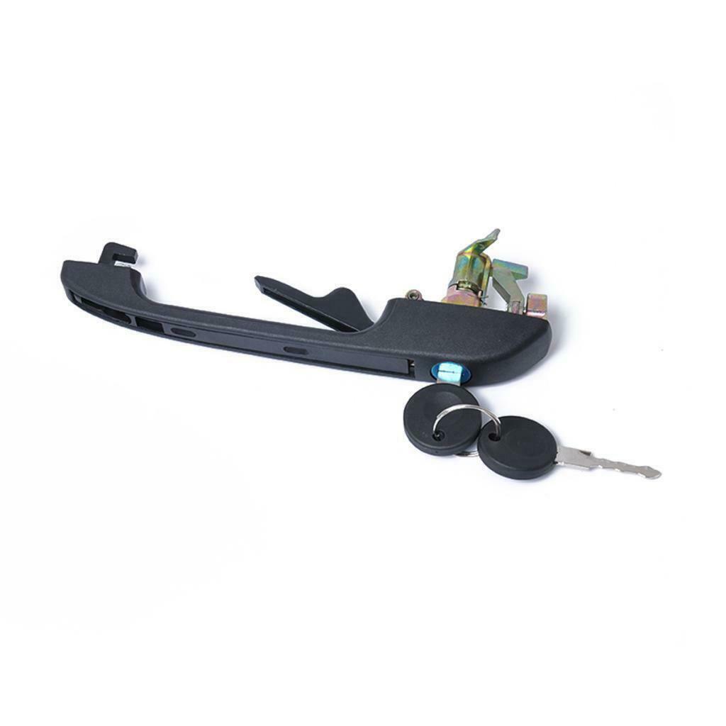 Black Front Right Side Exterior Door Handle Kits for VW Golf Jetta MK1 MK2