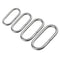 4 Piece Stainless Steel Nylon Watch Band Strap Belt Loop Ring Keeper 24mm