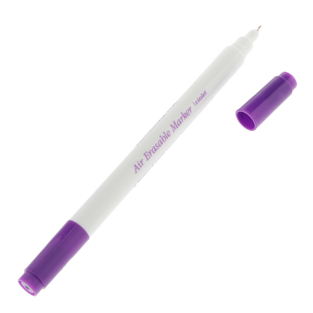 2 Pack Air Erasable Pen Fabric Marker for Dressmaking Embroidery Patchwork