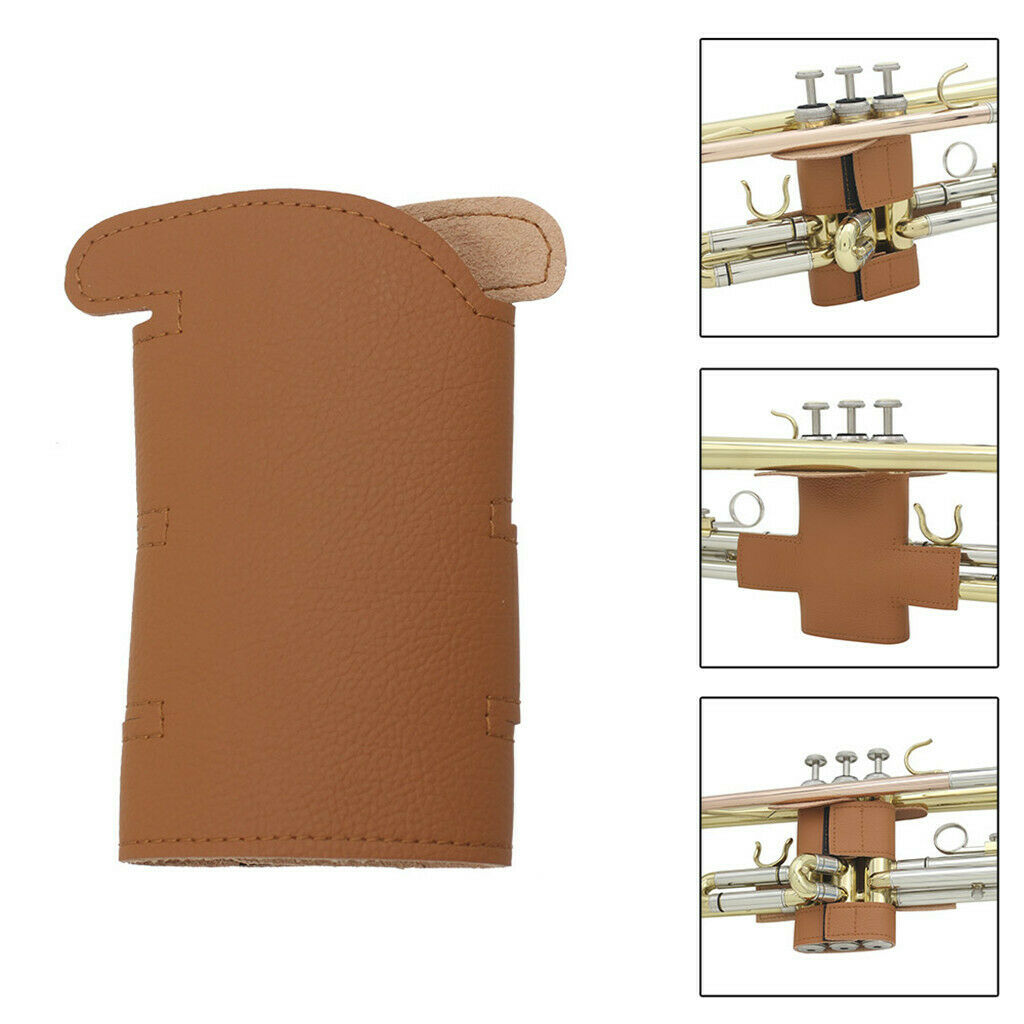 Brown Protective Cover Case  Leather For Trumpet Proctection Accessories