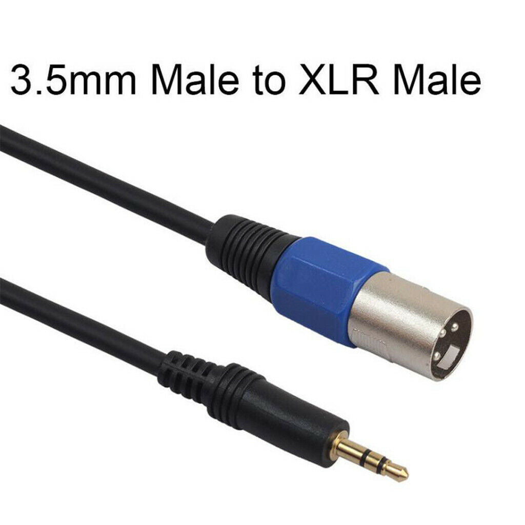1.5 Meter Wearable 3.5 mm   Male to XLR Male Stereo Audio Cable Cord for