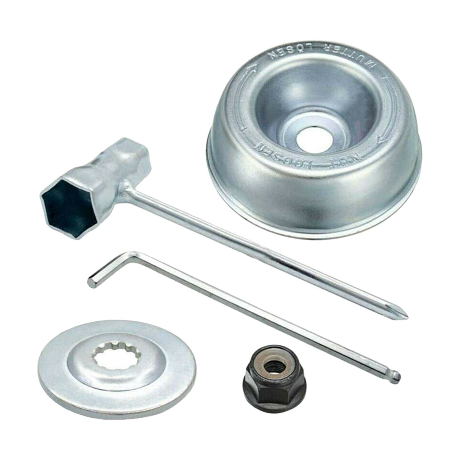 Lawnmower Grass Blade Adapter Attachment Kit 5mm L-Wrench for Stihl String
