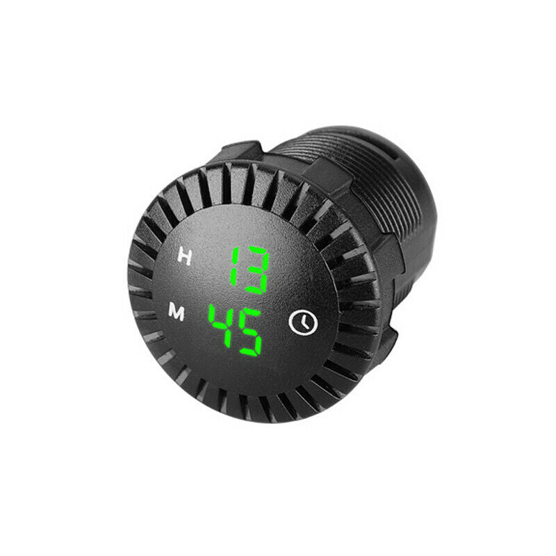 Gm Car Ship Clock Retrofit Led Luminous Round Time Display Suitable for 12-24V