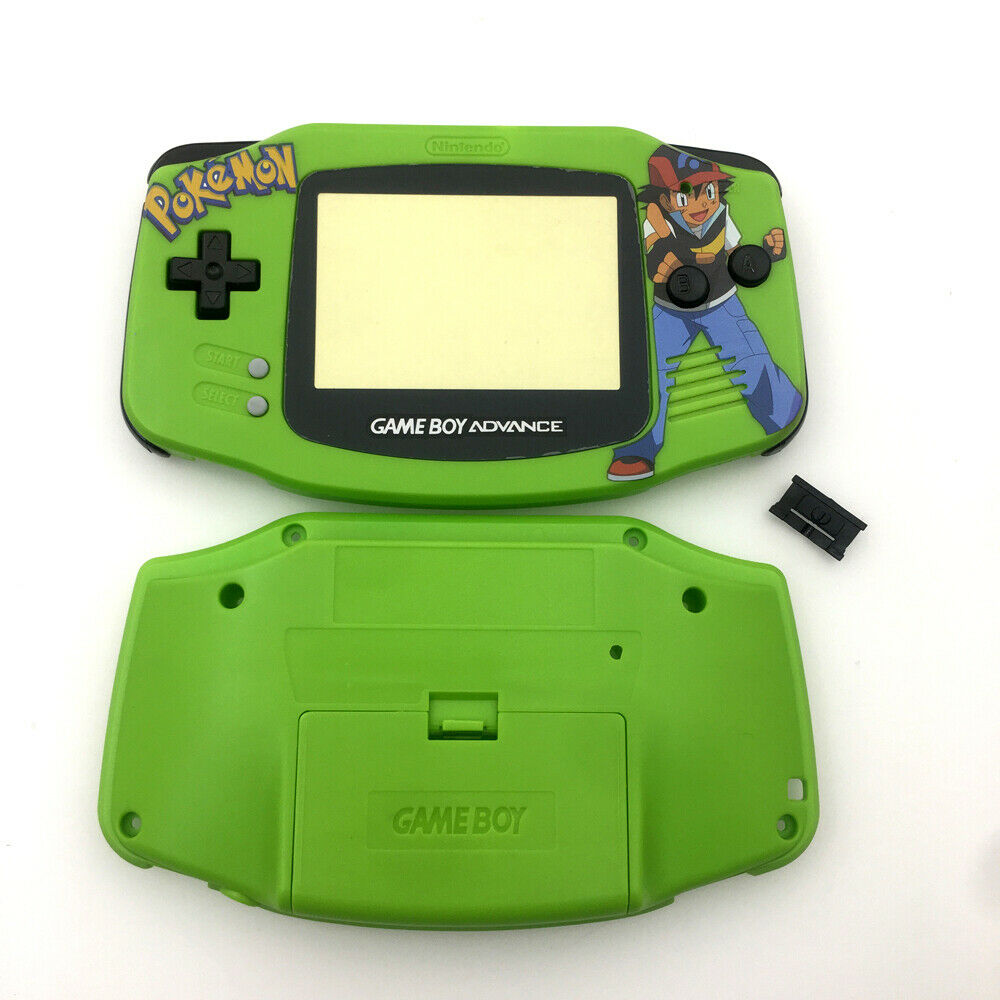 Pokemen Green GBA Shell Housing Case Cover For Nintendo Game Boy Advance console
