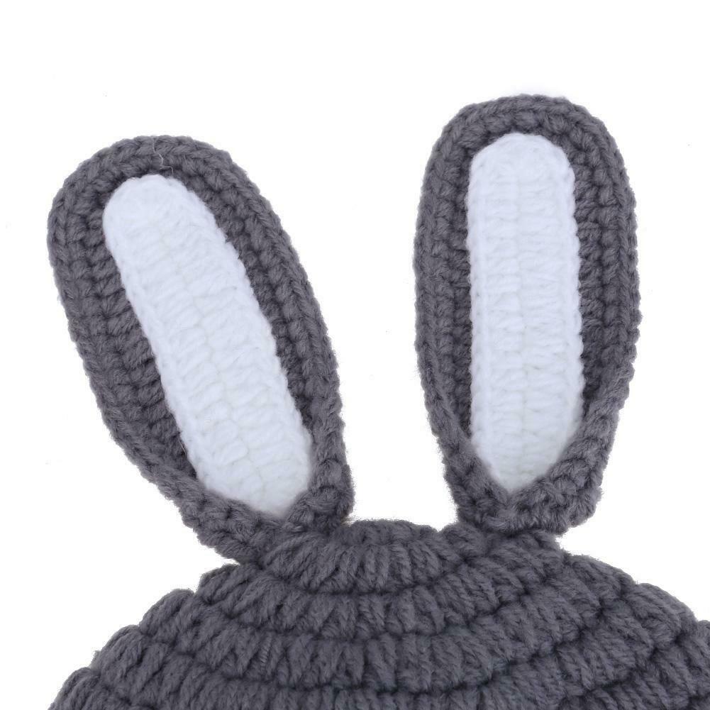 2pcs/Set Infant Baby Photography Props Clothes Rabbit Shaped Hat+Shorts @