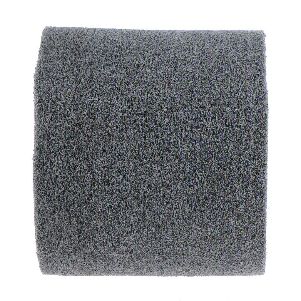 Non-woven Abrasive Flap Wire Drawing Polishing Burnishing Wheel #180 Gray