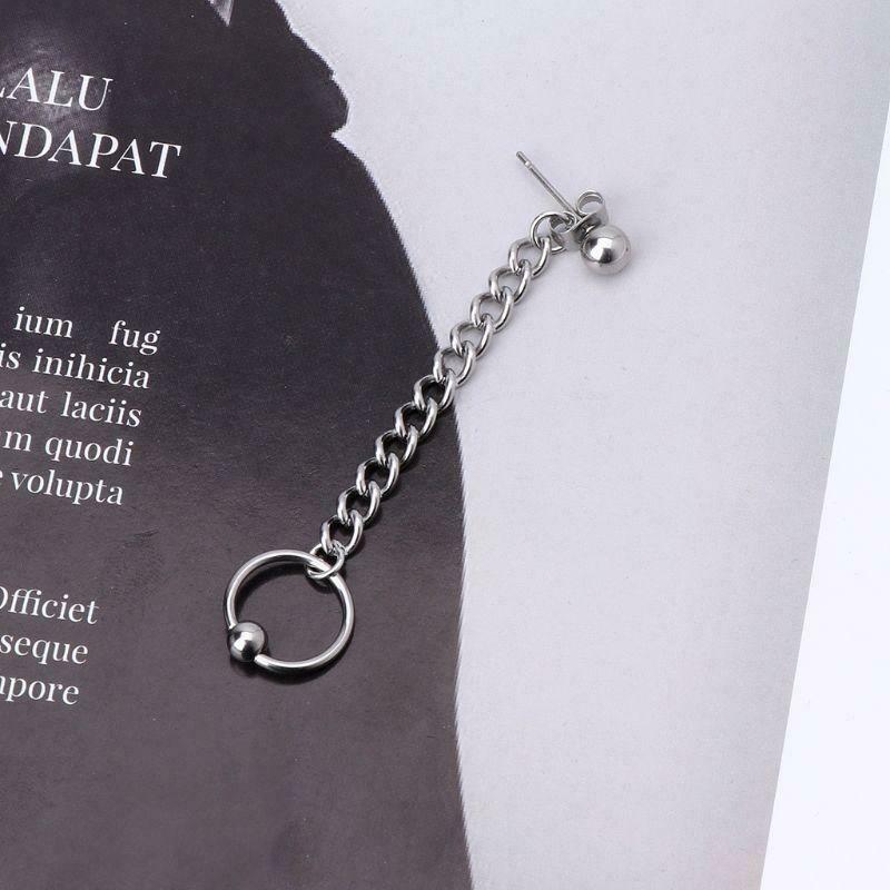5Pcs KPOP Bangtan Boy Album Long Chain Drop Earrings Kit Korean Fashion Jewelry