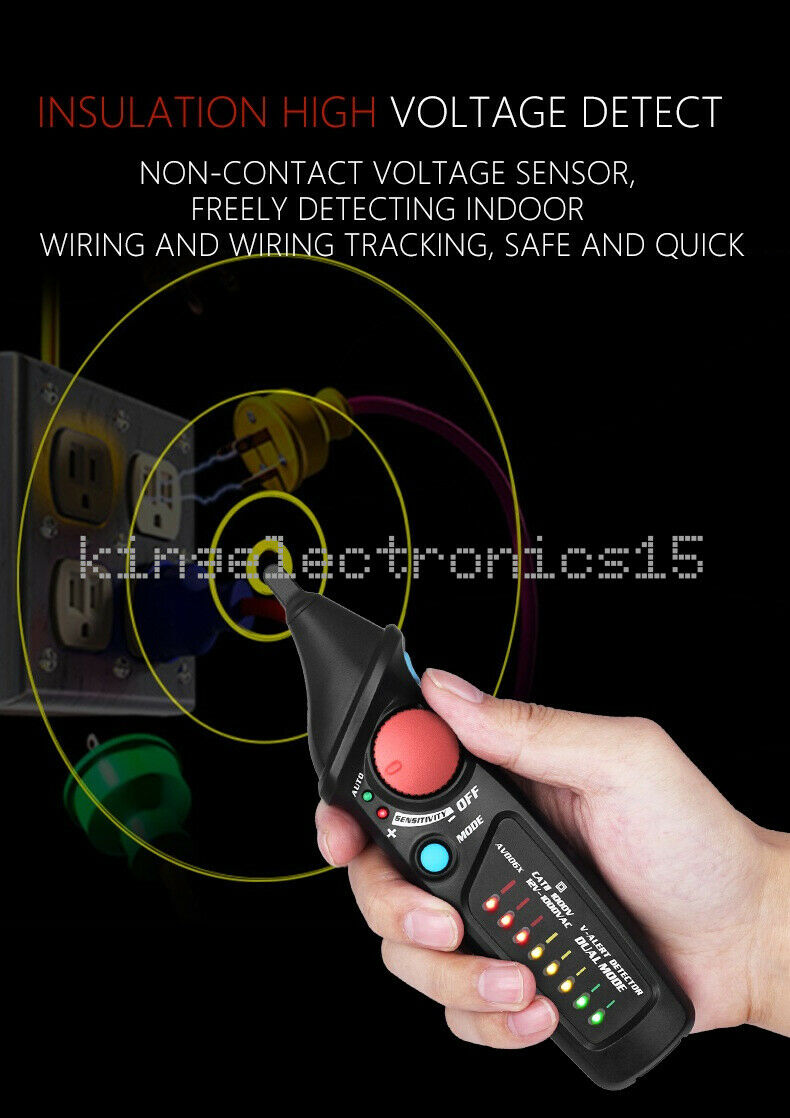 1X NEW Non-Contact Voltage detector indicator pencil Live/phase wire NCV Tester