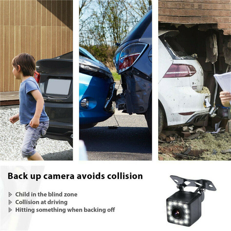Super Clear View 12 LED Night Vison Reversing Camera 1/4 CCD Chip Image Sensors