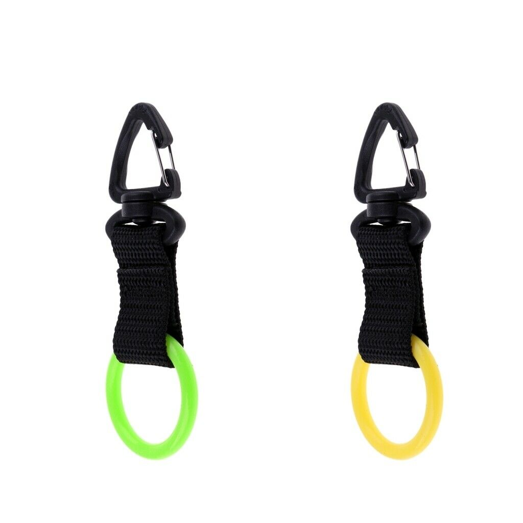 4X Regulator Snorkeling Mouthpiece Holder Lightweight Retainer Buckle Yellow
