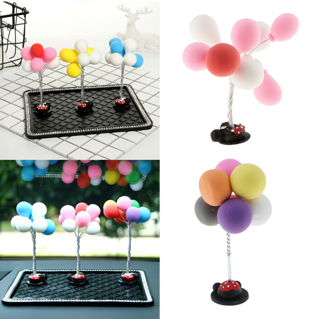 2x Car Interior Dashboard Creative Personality Balloon Decoration Ornament
