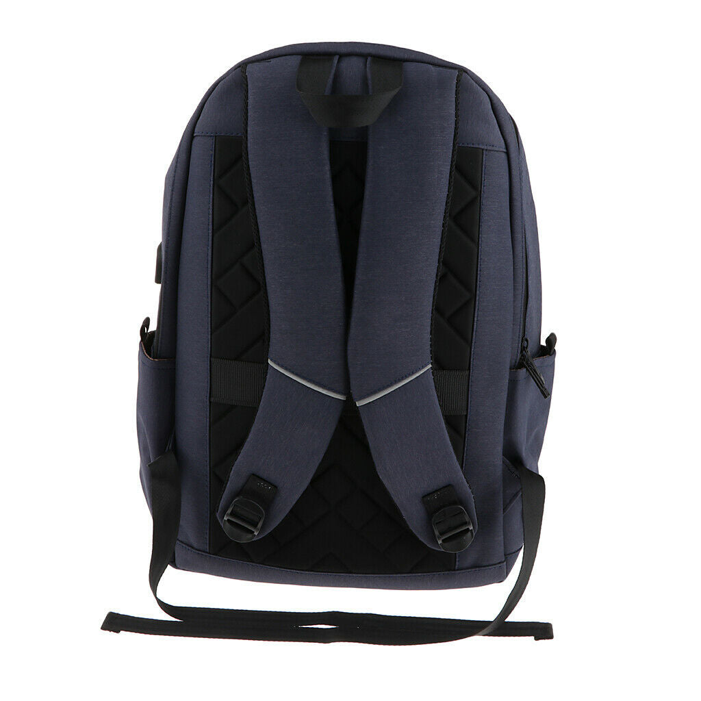 Travel Backpack Business Laptop Notebook Bag Casual Men Book Rucksack Blue