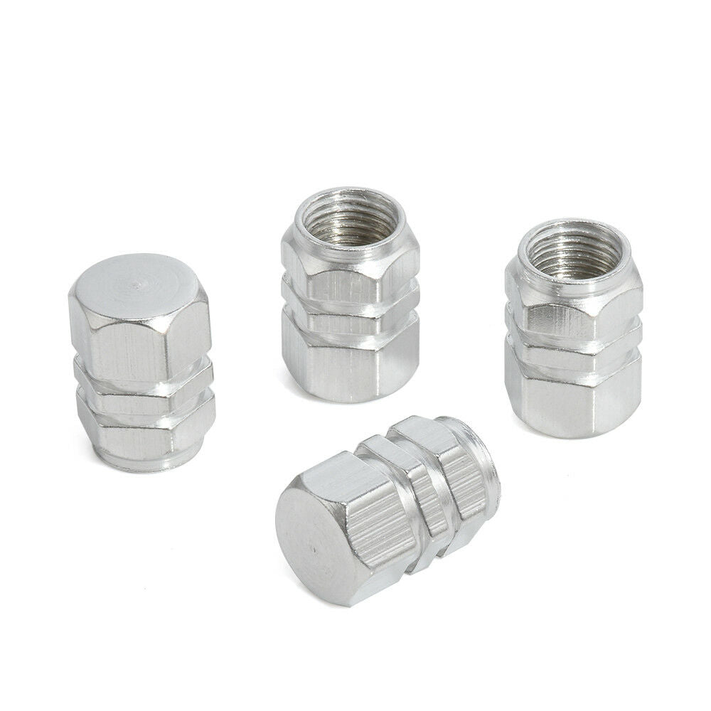 4pcs Aluminum Truck Car Bike Tire Wheel Rims Stem Air Valve Caps Tyre Cover