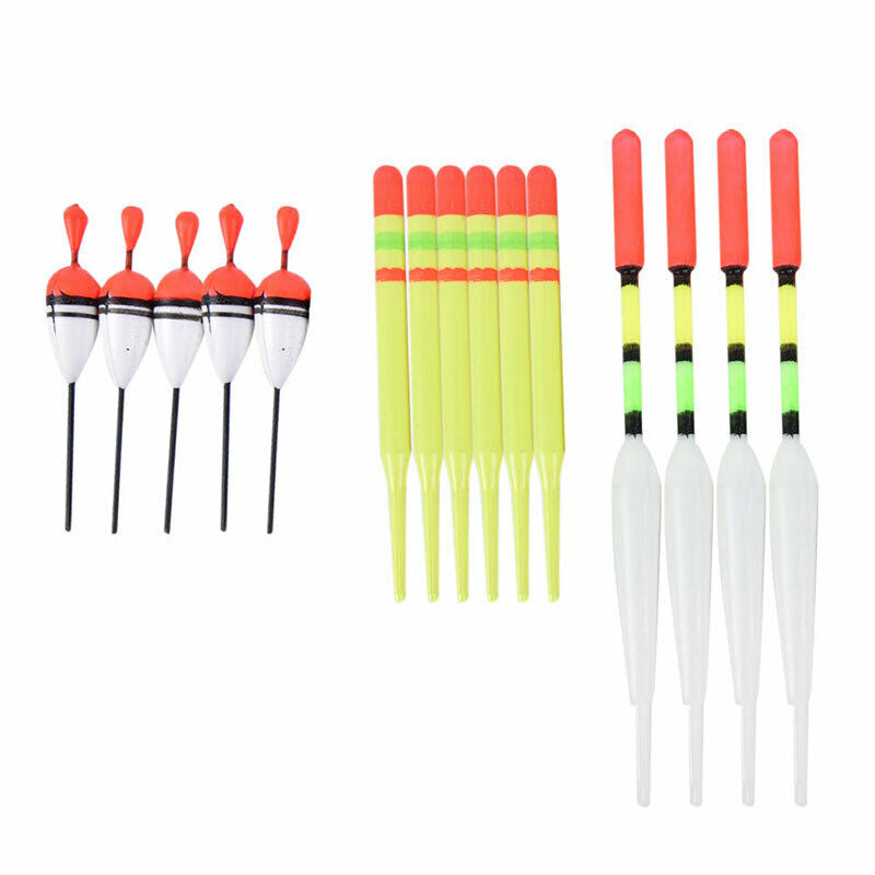 Lot/15pcs Fishing Lure Floats Bobber Slip Drift Tube Indicator Accessories SBDA