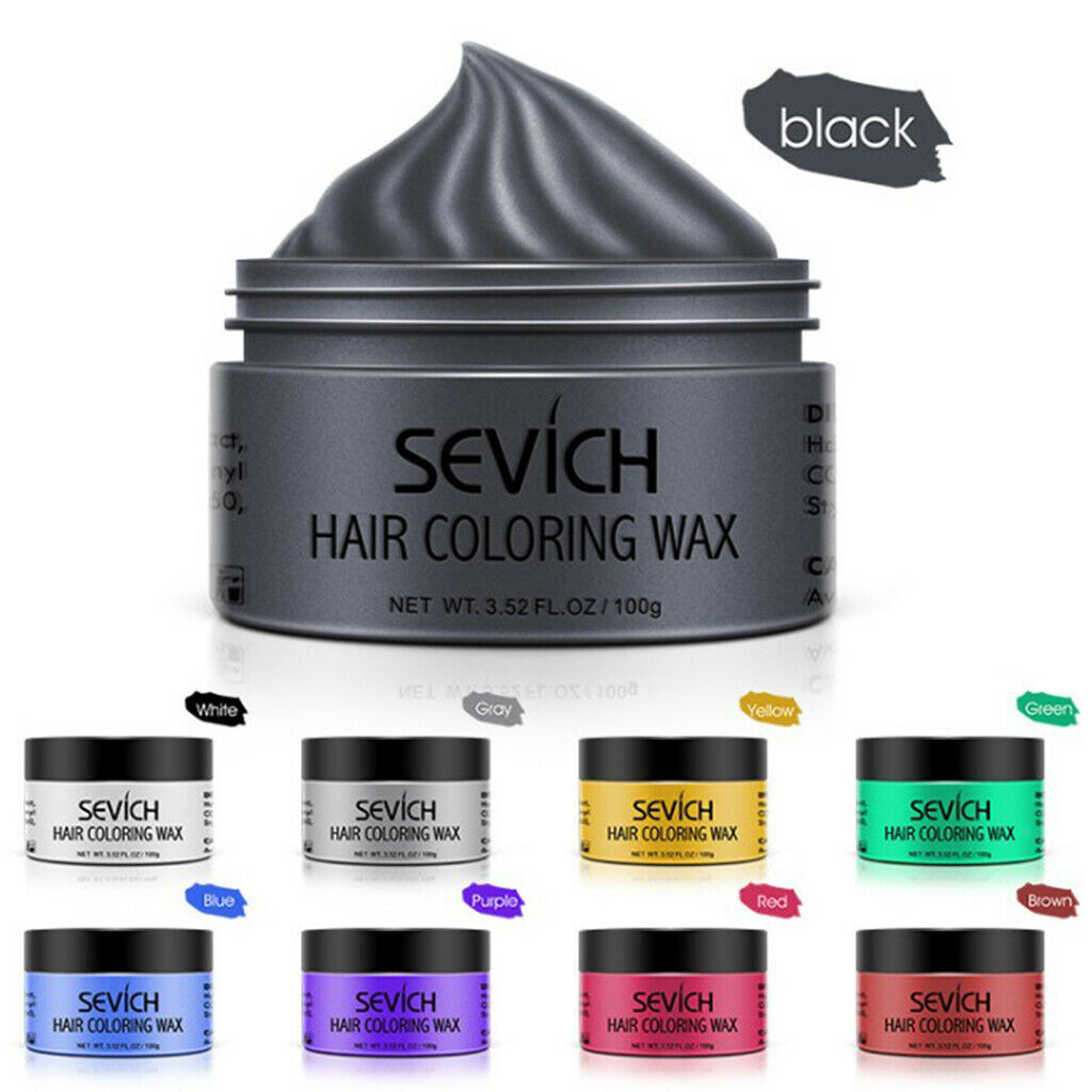 Temporary Color Hair Wax Hair Style Dye Instantly Natural Hair Color Gray