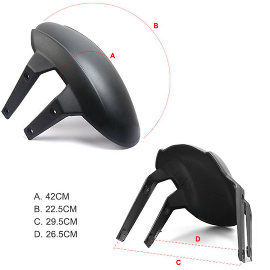 Motorcycle Chopper Rear Tire Wheel Cover Fender Mudguard Splash Guard w/ Bracket