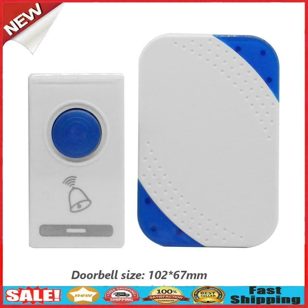 32 Ringtones Smart Wireless Doorbell Remote Control Intelligent Door Ring @