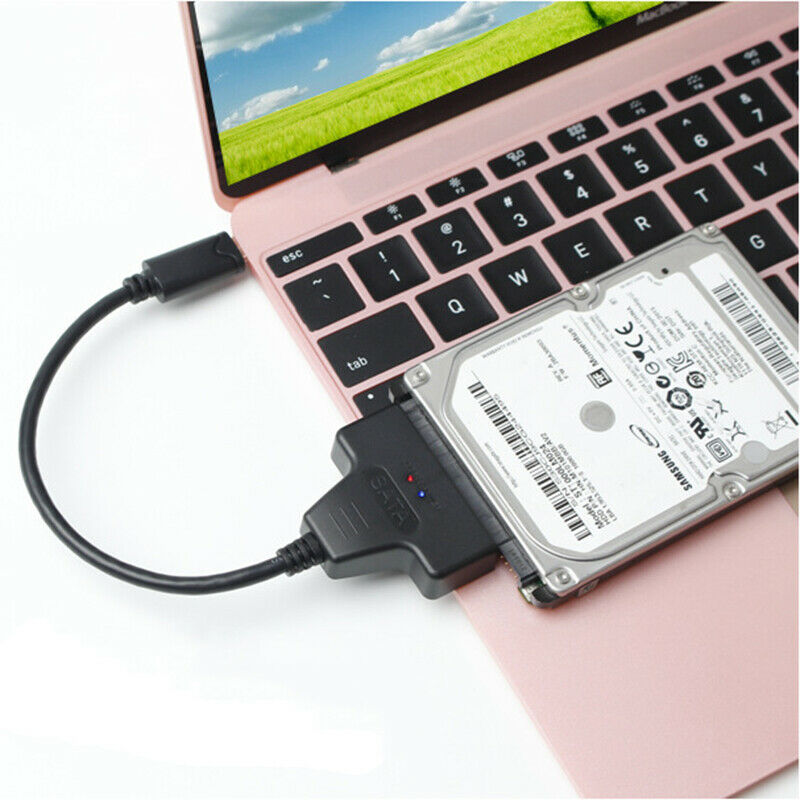 USB 3.1 Type C (USB C / Thunderbolt 3 Compatible) to SATA III 2.5in Hard DriveE4