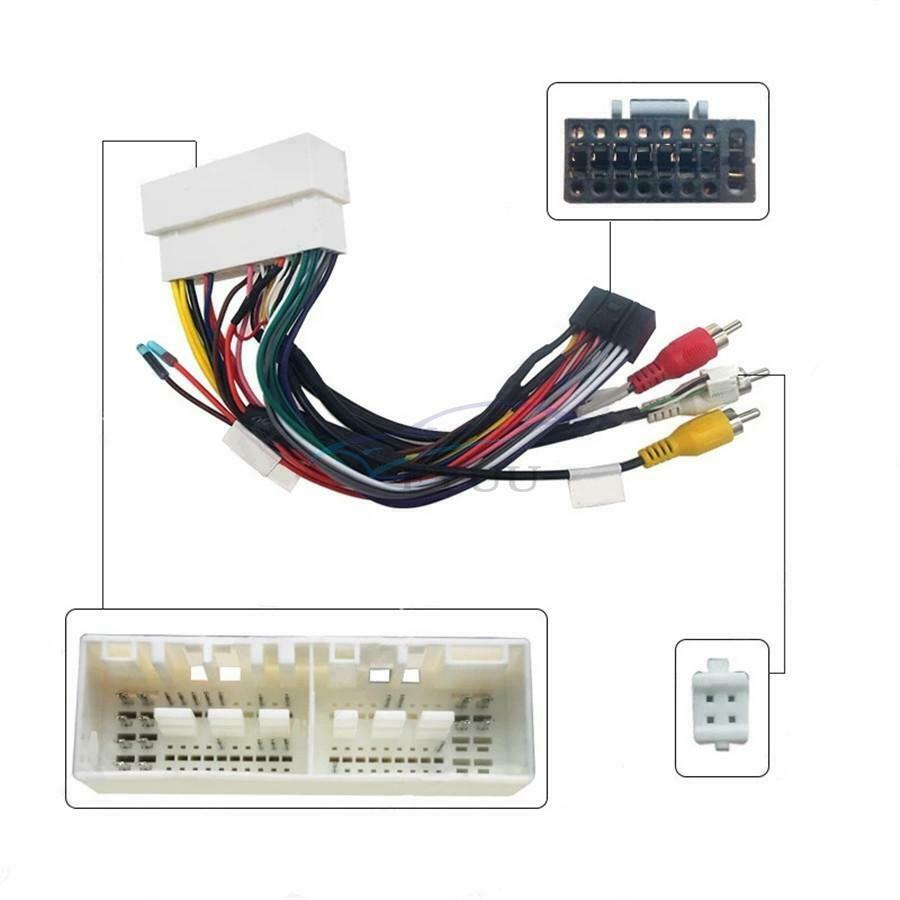 For Hyundai Encino Mistra Kia K3 KX5 16PIN Car Android Radio Power Cord Adapter