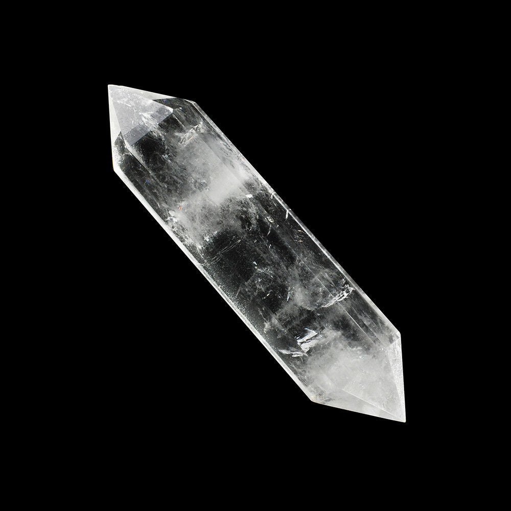 1pc Tibet Natural Rock Clear Quartz new Crystal Point Healing Terminated Wand AU