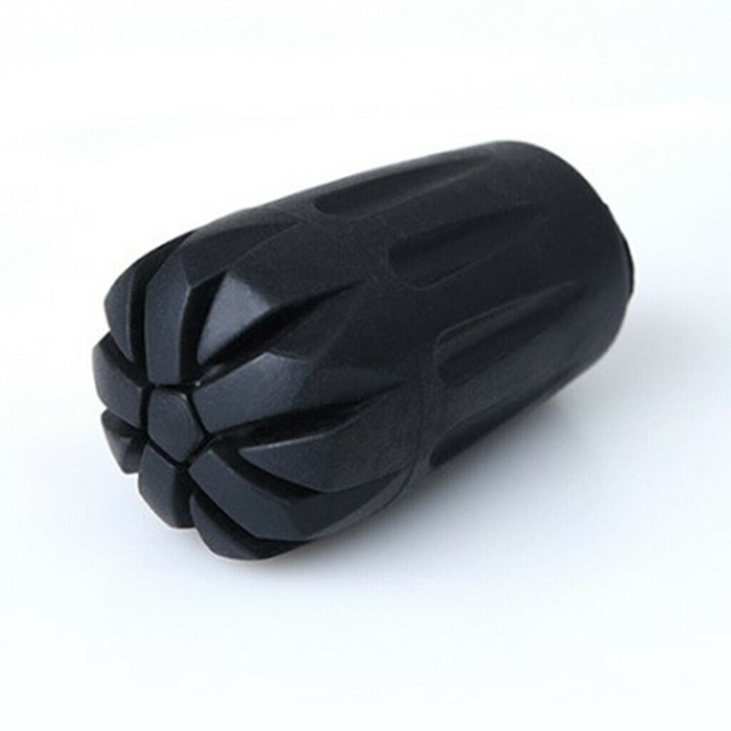 8 Packs Hiking Stick Tips Antislip Outdoor Pole   Replacement End Black