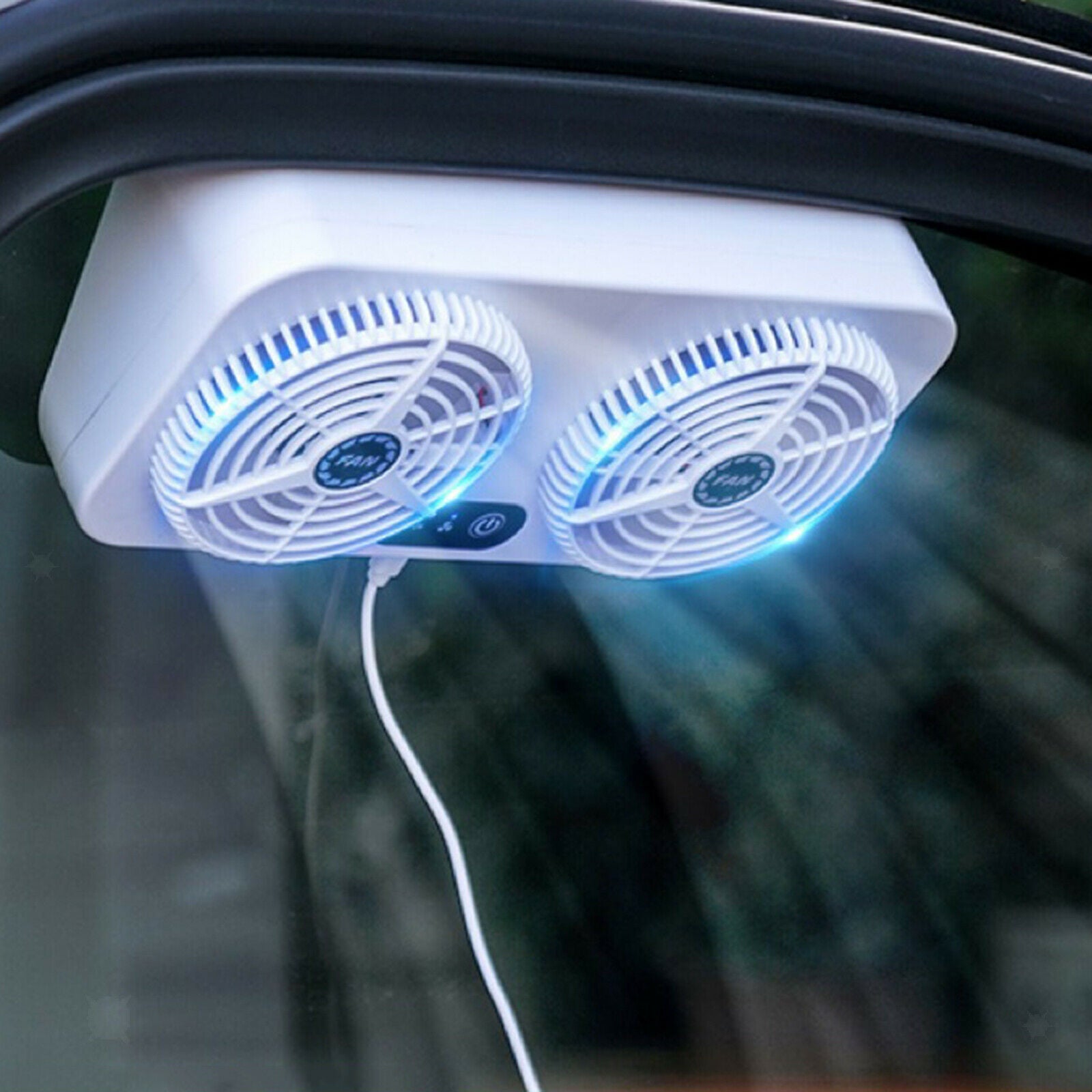 Car ventilation usb circulation exhaust fan radiator air circulation