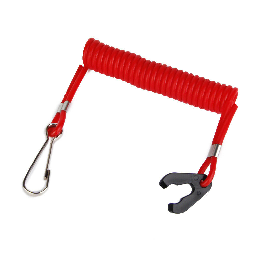 Outboard Motor Ignition Kill Switch Lanyard Watercraft Marine