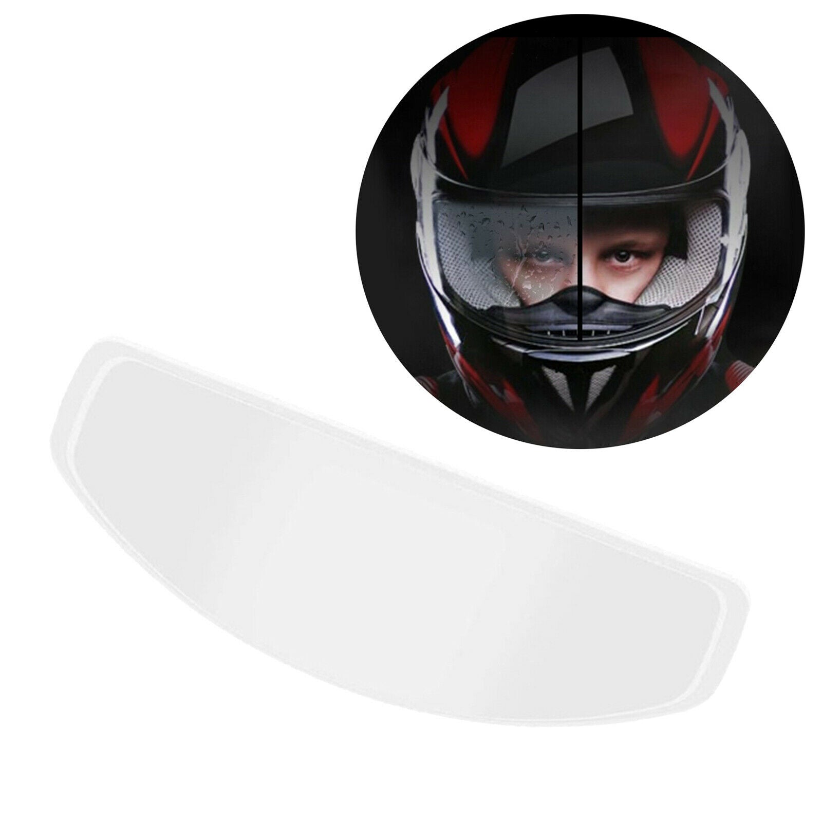 Helmet  Clear Rainproof Anti-fog Patch Films for Motorcycle Universal