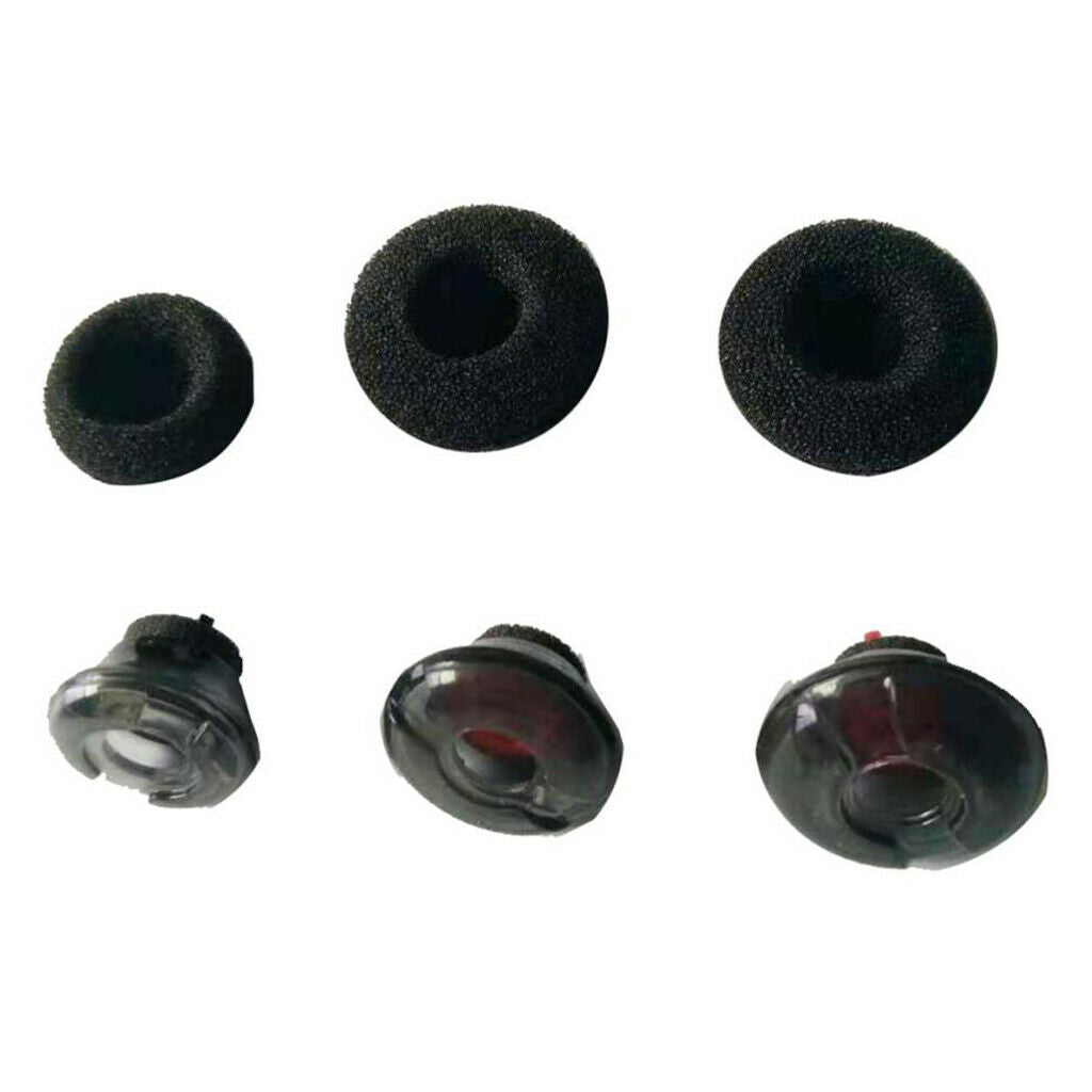 6x   silicone   Ear   bud   Gel   Earbuds     tips   For   Plantronics   Voyager