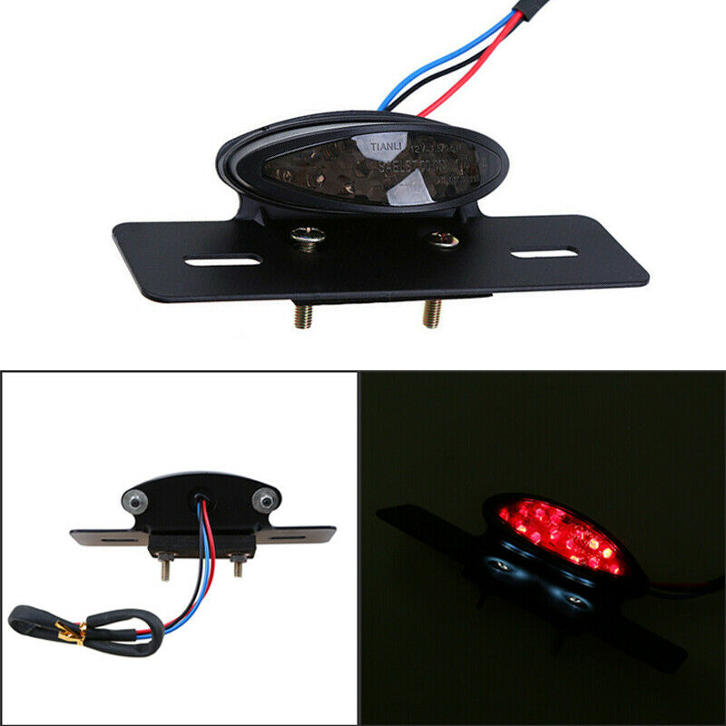 Motorcycle Tail LED Light Lamps Turn signal Rear Fender Edge Brake Taillight