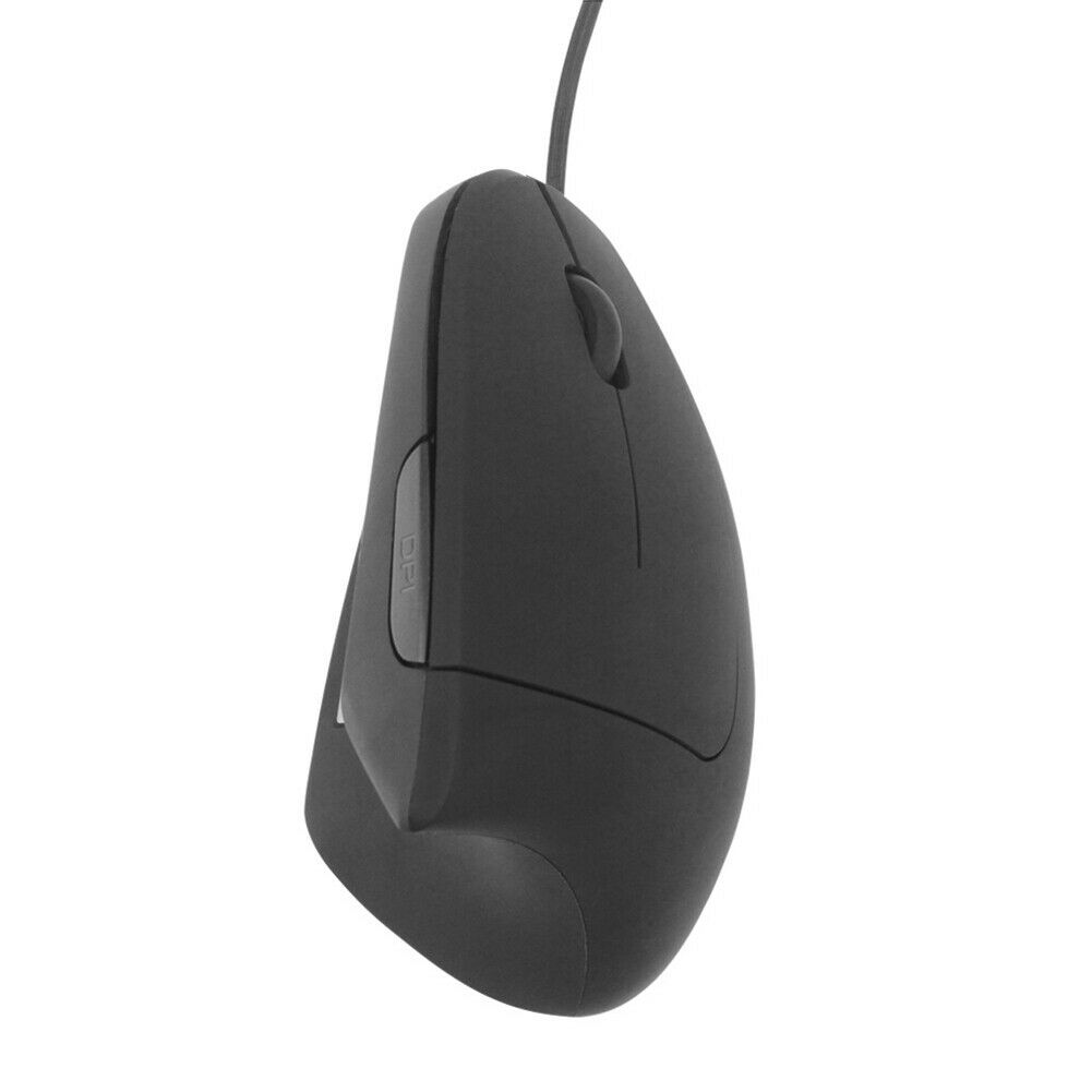 Wired Vertical Ergonomic Gaming Mouse Programmable Optical Mice for PC @