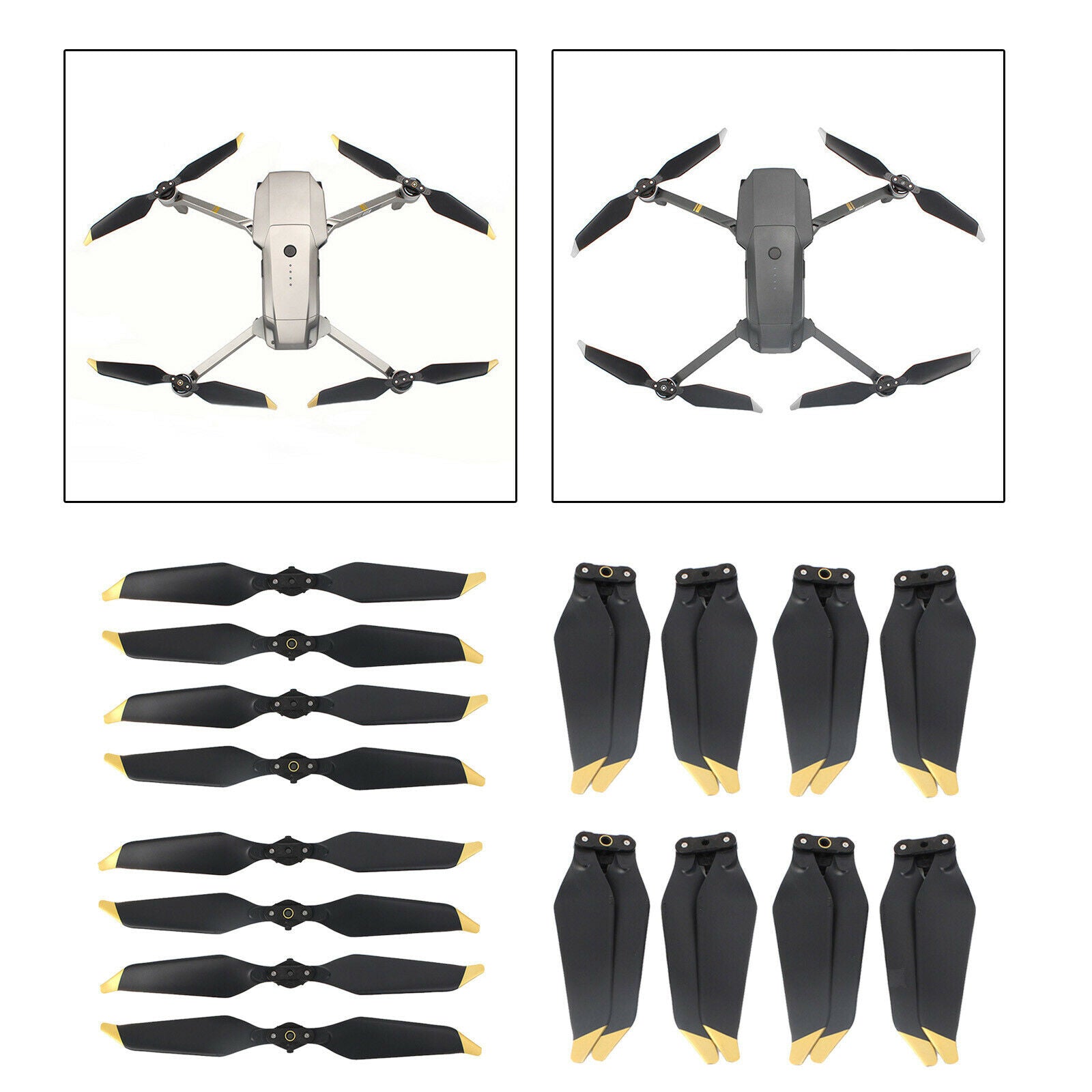 16x Low-Noise Propellers for DJI Mavic Pro Platinum Durable Parts Accs