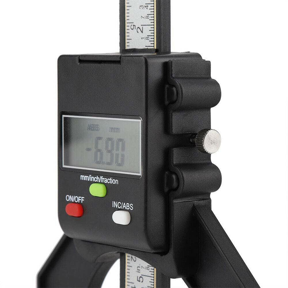 Digital Depth Gauge LCD Magnetic Self Standing Aperture Hand Router Measure Tool