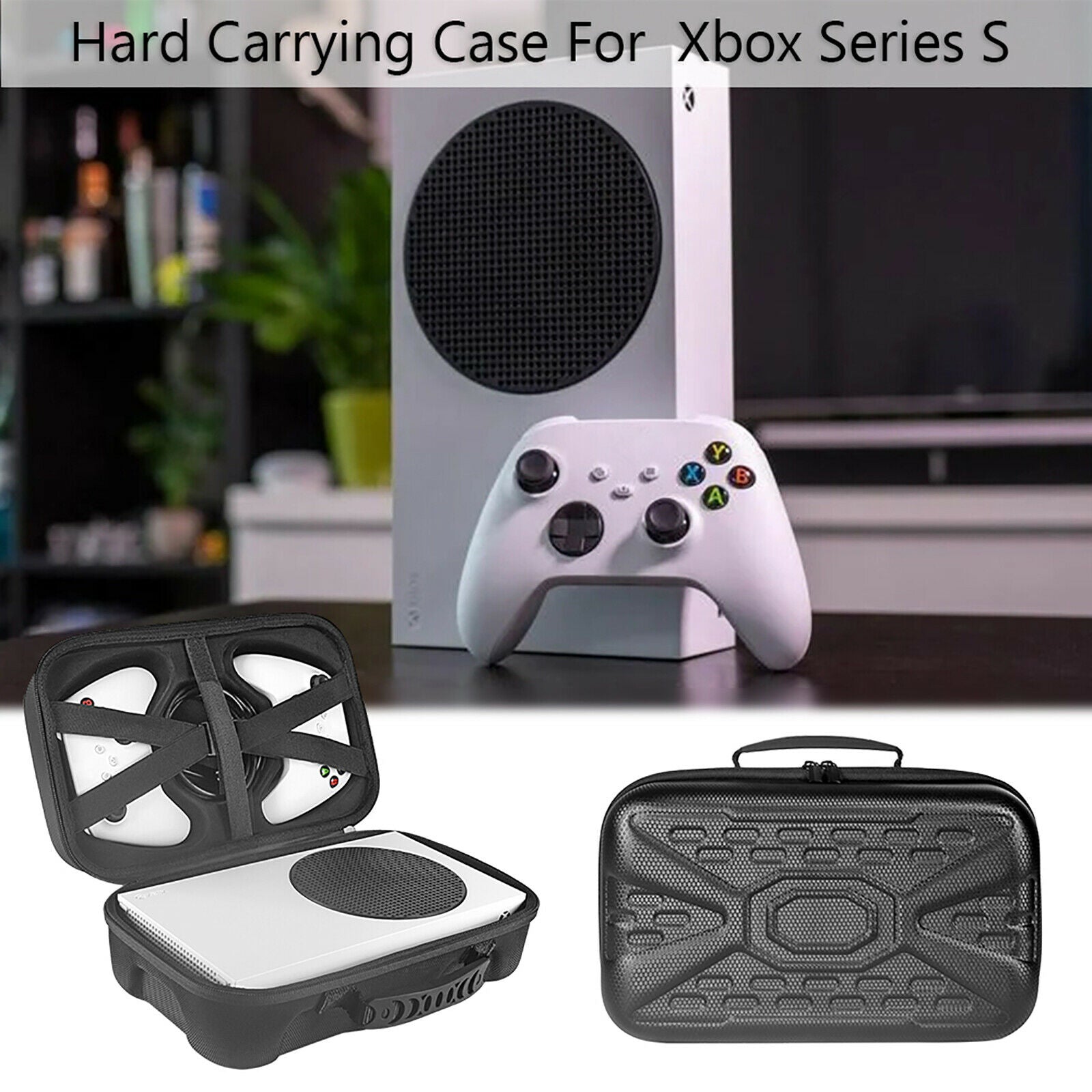 For Xbox Series S Storage Bag Protective Handbag for Controllers & Accessories